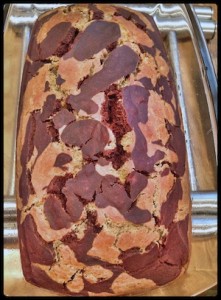 Banana bread marbré – Cake panthère #vegan