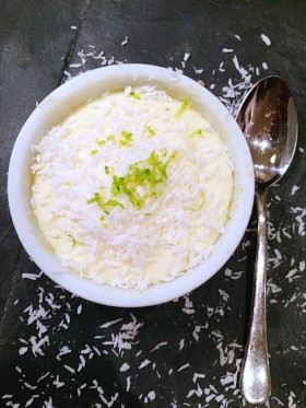 Soufflé glacé citron coco cardamome