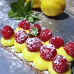 Tartelettes framboises citron noisette #vegan