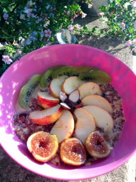 Porridge sans cuisson vegan végétalien