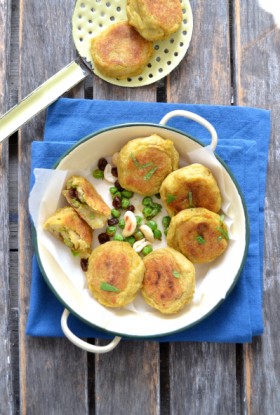 Aloo tikkis vegan sans gluten