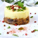 Christmas parmentier céleri, châtaignes, champignons #vegan #sansgluten