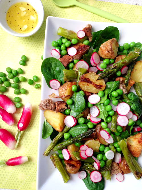 Assiette printanière vegan