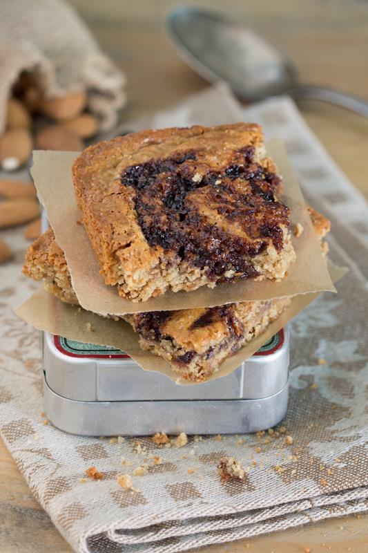 Blondies à l'amande et au tonna