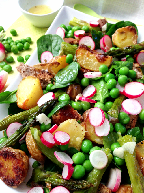 Assiette printanière vegan