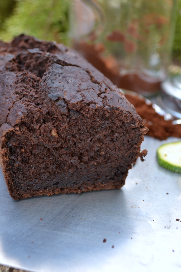 Cake courgettes chocolat vegan végétalien