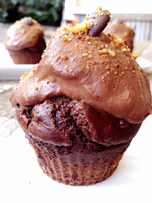 Cupcake tout chocolat vegan