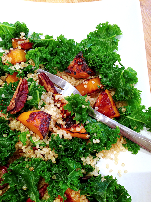 Kale quinoa butternut 