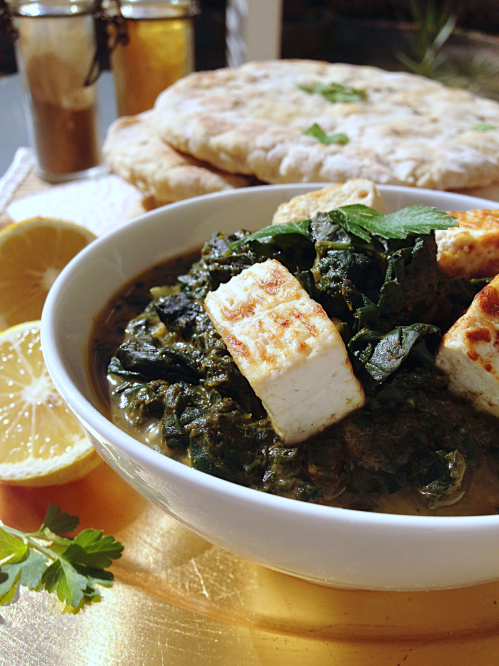 Palak tofu paneer vegan