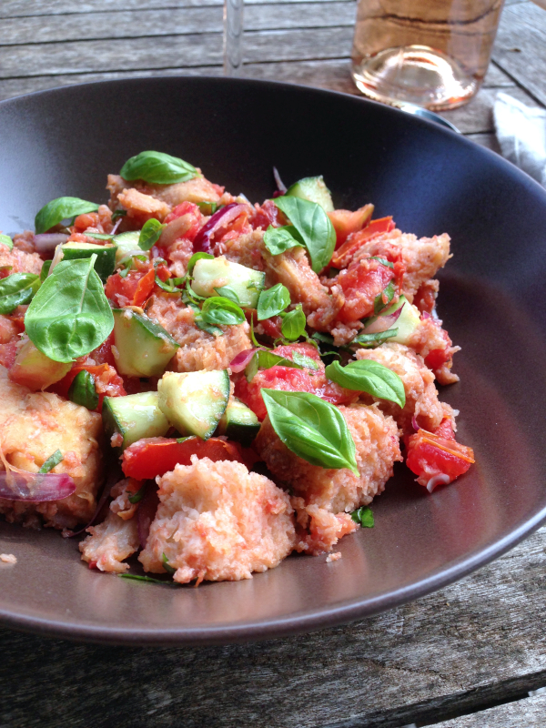 panzanella vegan végétalien