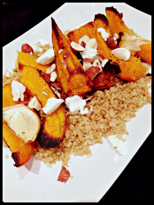 Potimarron quinoa chèvre 