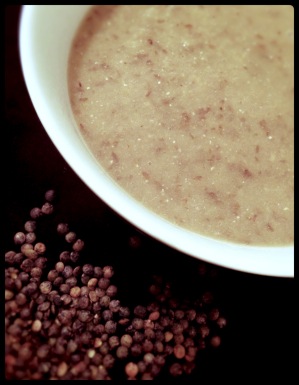 Soupe poireaux lentilles