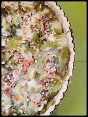 Tarte aux poireaux