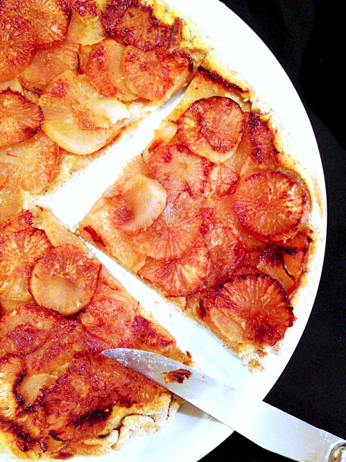 Tatin navets miel orange