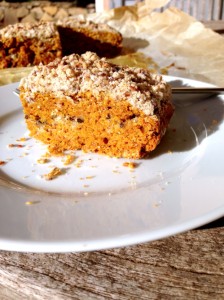 Coffee cake potimarron noix de pécan