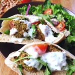 Falafels – Pain pita – Sauce à la menthe #vegan