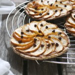 Tartelettes pommes  – marron – chocolat #sans gluten #vegan
