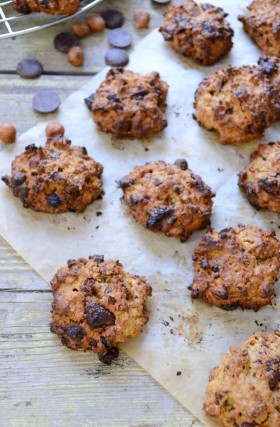 Cookies choco-noisettes sains healthy vegan végétalien